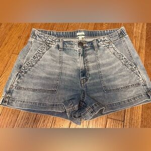 Aerie Light Blue Denim Shorts
